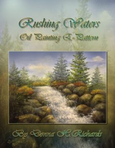 Rushing Waters Landscape Painting