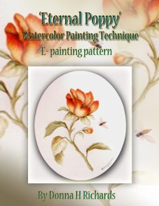 An Eternal Poppy - Watercolor Painting Pattern