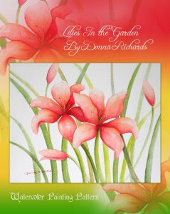 Lilies in the Garden E-Panting Pattern